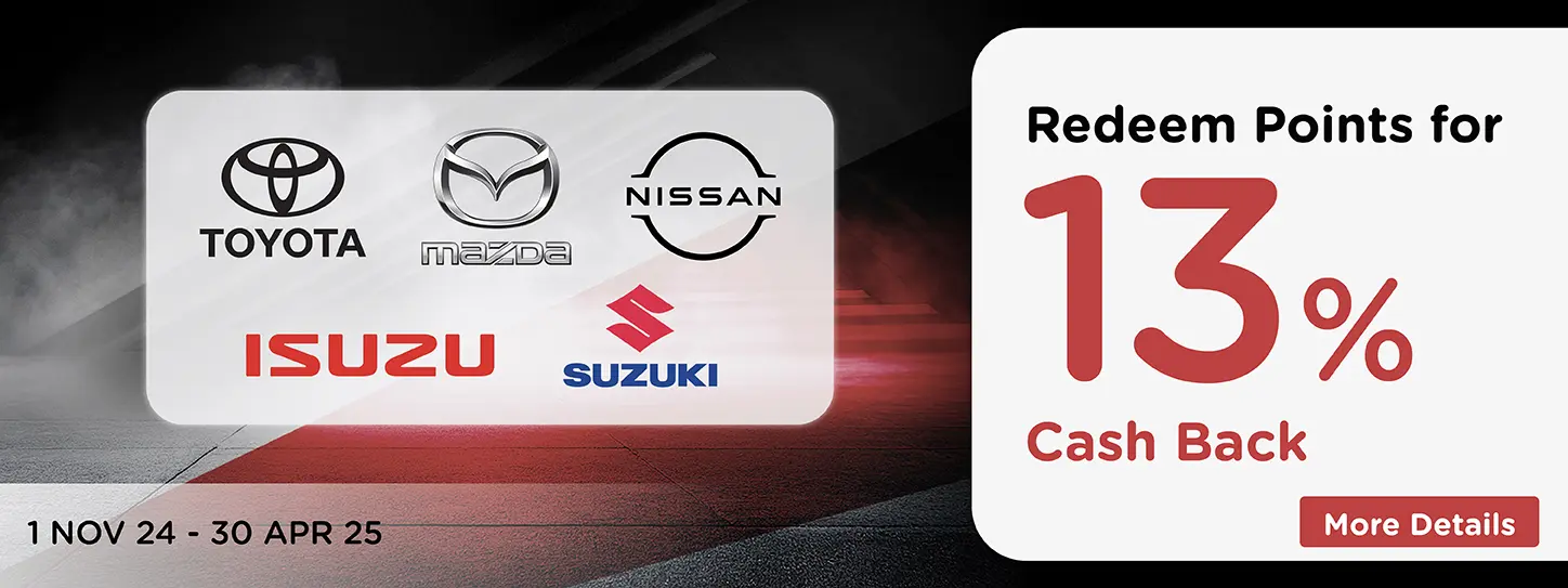 โปรโมชั่น ออกรถใหม่ ที่โชว์รูมรถยนต์ที่ร่วมรายการ กับบัตรเครดิต KTC