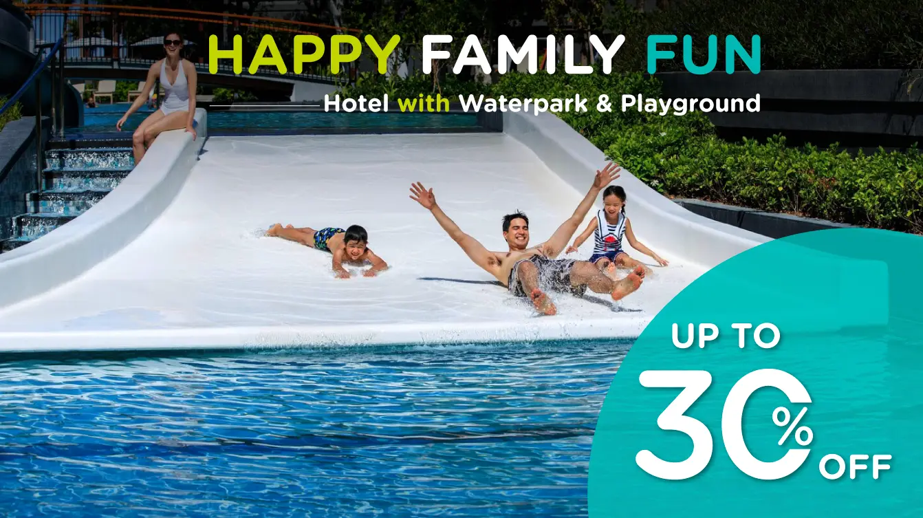 โปรโมชั่นโรงแรม HAPPY FAMILY FUN พักสนุกสุดคุ้มทั้งครอบครัว กับบัตรเครดิต KTC