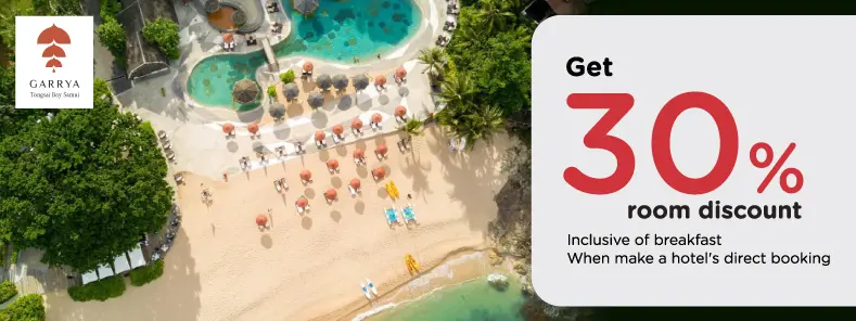 โปรโมชั่น ลด 30% ห้องพักพร้อมอาหารเช้าที่ Garrya Tongsai Bay Samui