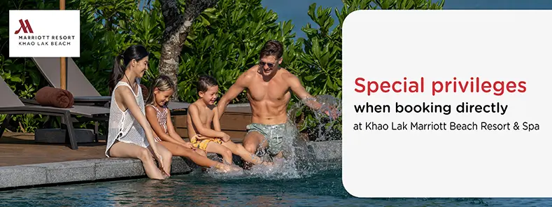 โปรโมชั่นที่ โรงแรม Khao Lak Marriott Beach Resort & Spa กับบัตรเครดิต KTC