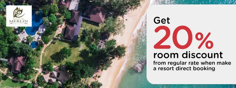 โปรโมชั่น รับส่วนลดห้องพัก 20% ที่ เขาหลัก เมอร์ลีน รีสอร์ท - KTC
