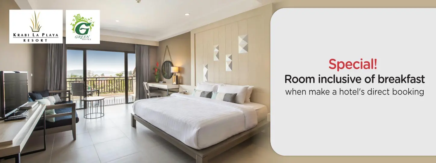 โปรโมชั่น ห้องพักราคาพิเศษพร้อมอาหารเช้า |Krabi La Playa Resort