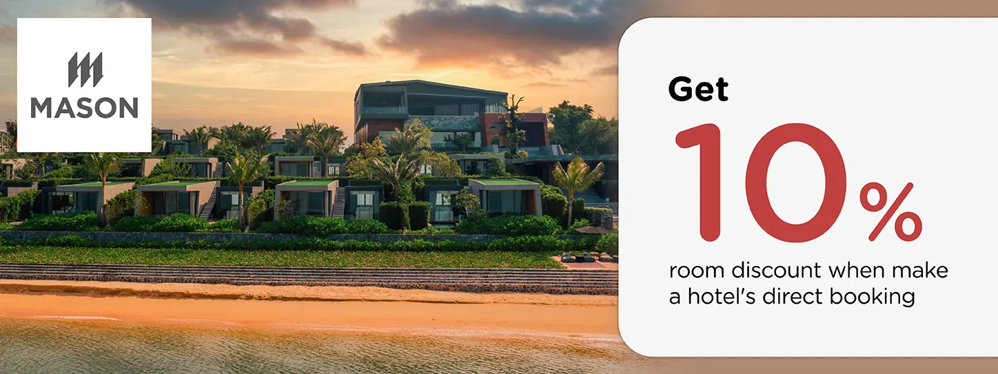 โปรโมชั่น จองห้องพักพัทยา รับส่วนลดห้องพัก 10% ที่ MASON, PATTAYA