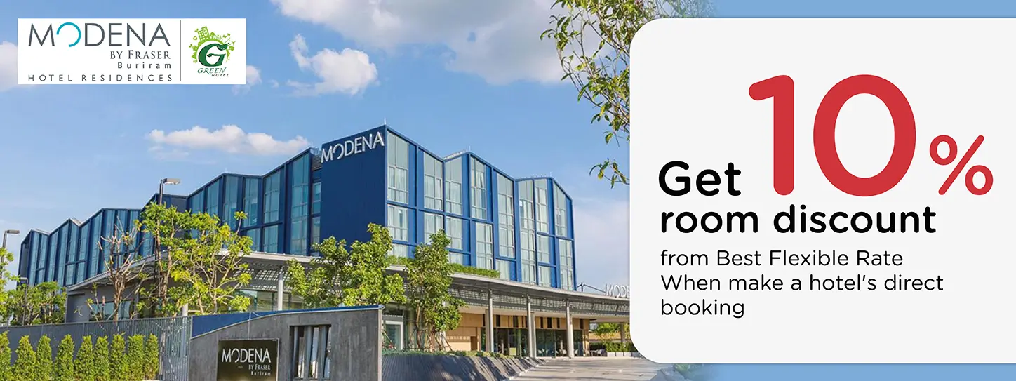 โปรโมชั่น รับส่วนลด 10% ที่ Modena by Fraser Buriram | KTC