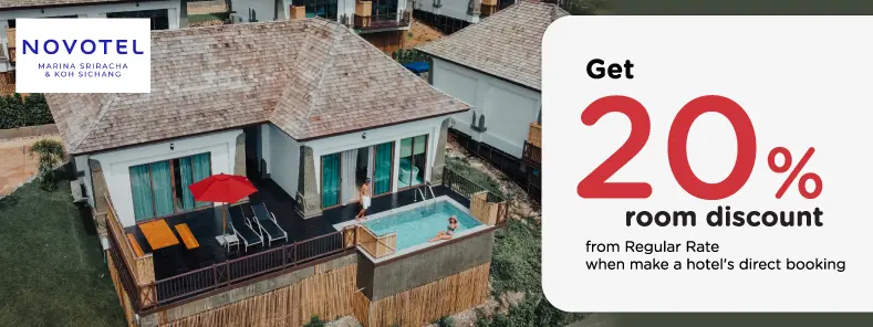 โปรโมชั่น รับส่วนลด 20% ที่ Novotel Marina - ศรีราชา แอนด์ เกาะสีชัง | KTC