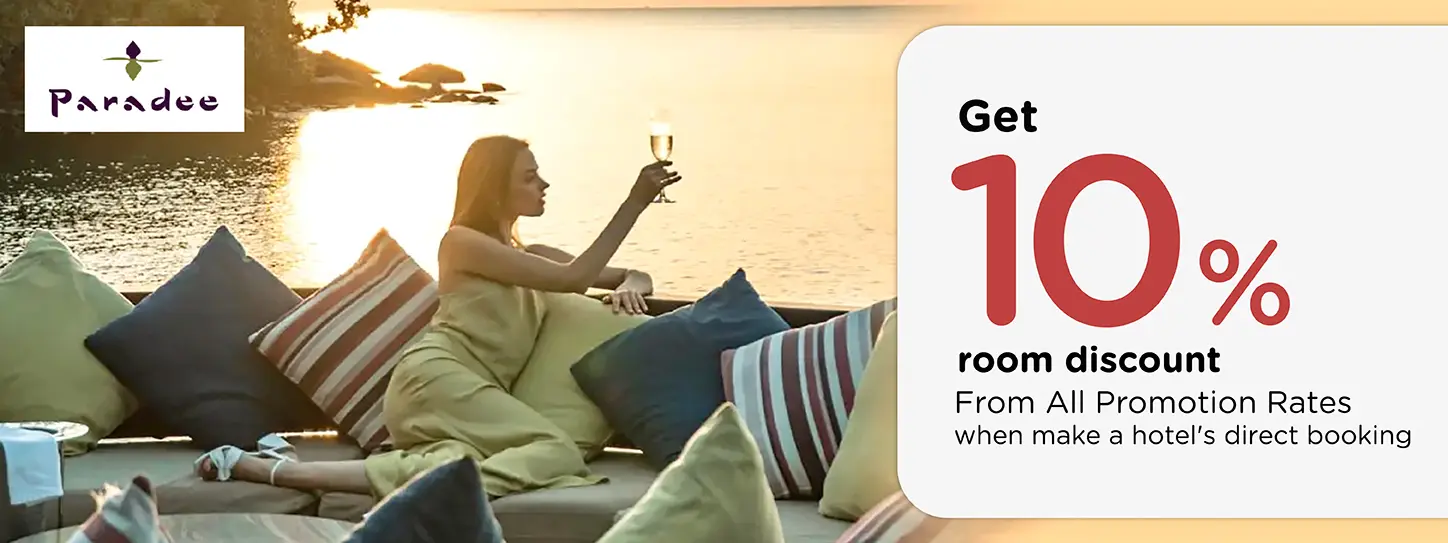 โปรโมชั่น ที่พักเกาะเสม็ด รับส่วนลดห้องพัก 10% ที่ Paradee, Koh Samed | KTC