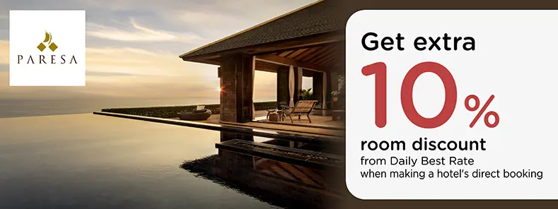 โปรโมชั่น รับส่วนลดห้องพักเพิ่ม 10% ที่ Paresa Resort Phuket | KTC