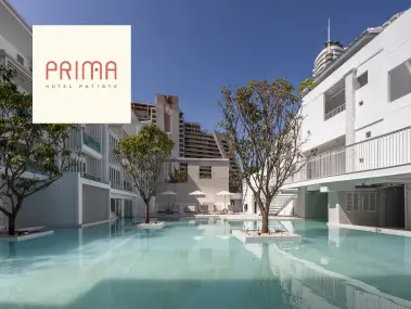 โปรโมชั่น ลดทันที 40% ห้องพักจากราคาปกติ ที่ Prima Hotel Pattaya