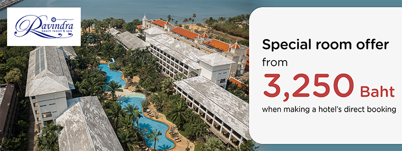 โปรโมชั่น Ravindra Beach Resort & Spa ห้องพักราคาพิเศษ กับบัตรเครดิต KTC
