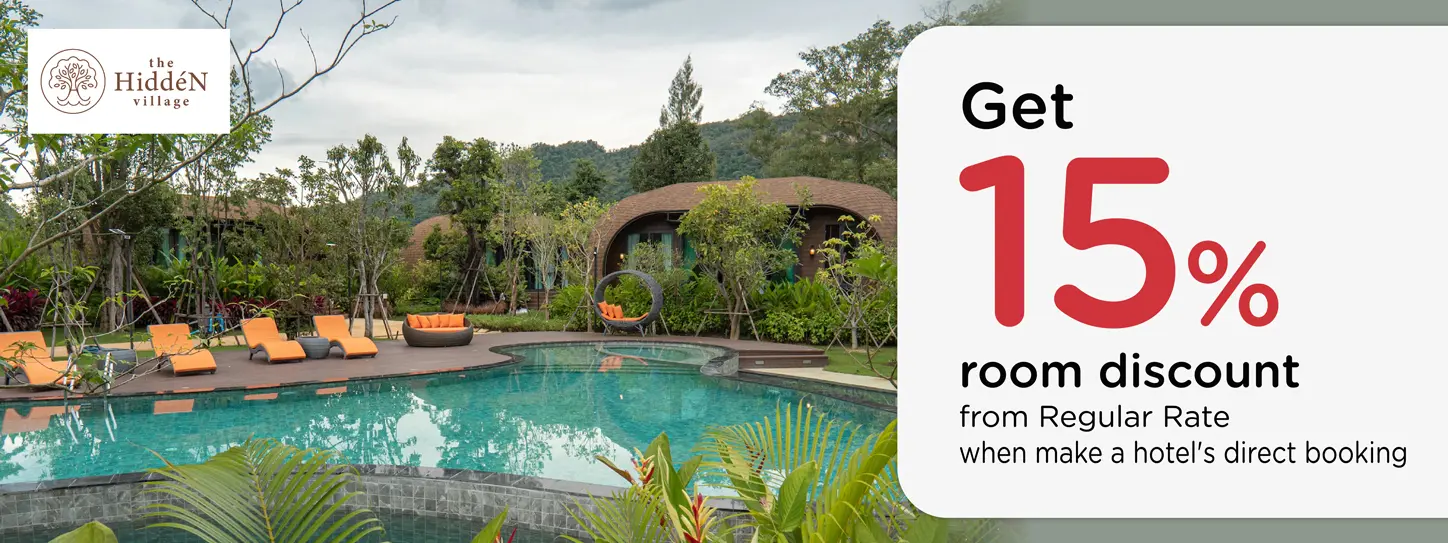 โปรโมชั่น ที่พักเขาใหญ่ ลดห้องพัก 15% ที่ The Hidden Village Khao Yai