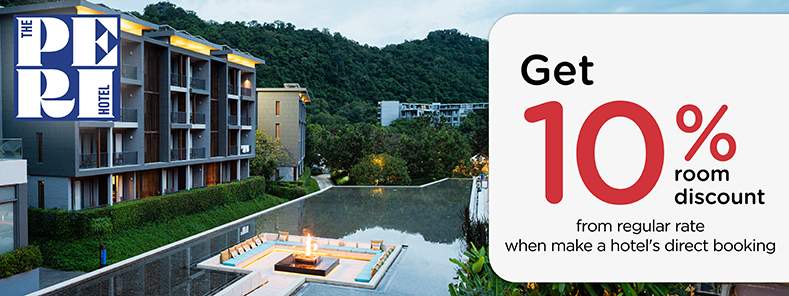 โปรโมชั่นที่ The Peri Hotel Khao Yai รับส่วนลดห้องพัก 10% กับบัตรเครดิต KTC
