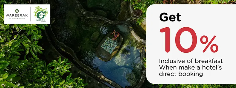 โปรโมชั่น จองที่พักกระบี่ รับส่วนลด 10% | Wareerak Hot Spring And Wellness