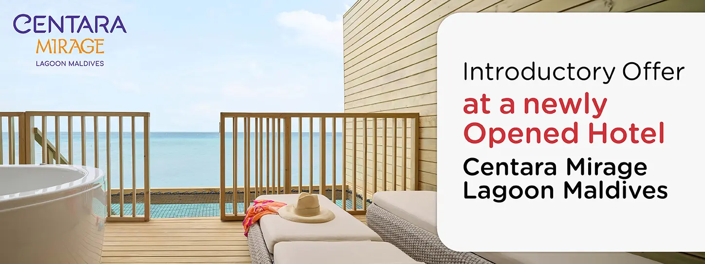 โปรโมชั่น ที่ Centara Mirage Lagoon Maldives กับบัตรเครดิต KTC