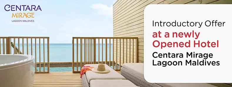 โปรโมชั่น ที่ Centara Mirage Lagoon Maldives กับบัตรเครดิต KTC