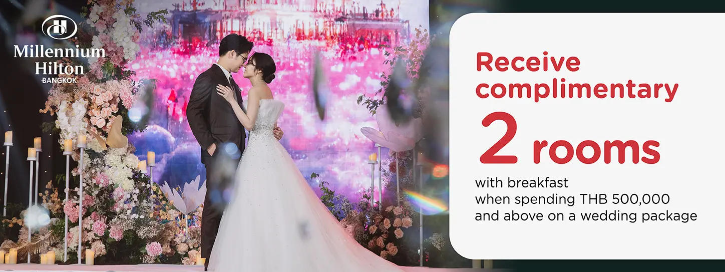 Millennium Hilton Bangkok Wedding Promotion with KTC credit cards