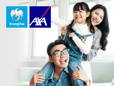 Choose your preferred privilege “Cash Back or Extra points” when paying Krungthai-AXA insurance premium