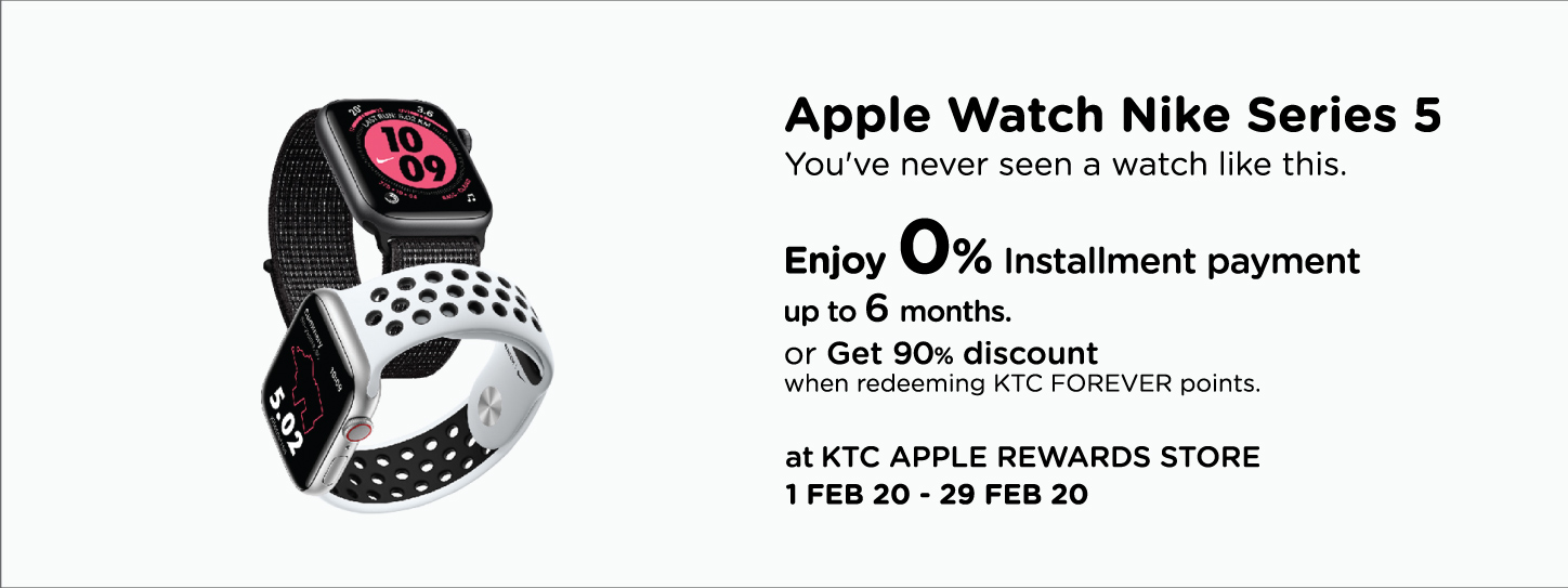 Great value promotion with MacBook Pro l Enjoy 0.59% installment payment 10  months or Get 15% cash back when redeeming KTC FOREVER points at KTC APPLE  REWARDS STORE.