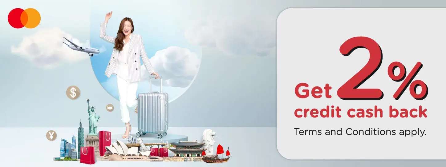 Spending overseas with KTC MASTERCARD credit card