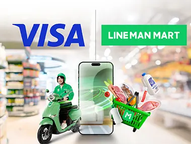 LINE MAN MART - KTC VISA ส่วนลดทุกเดือน