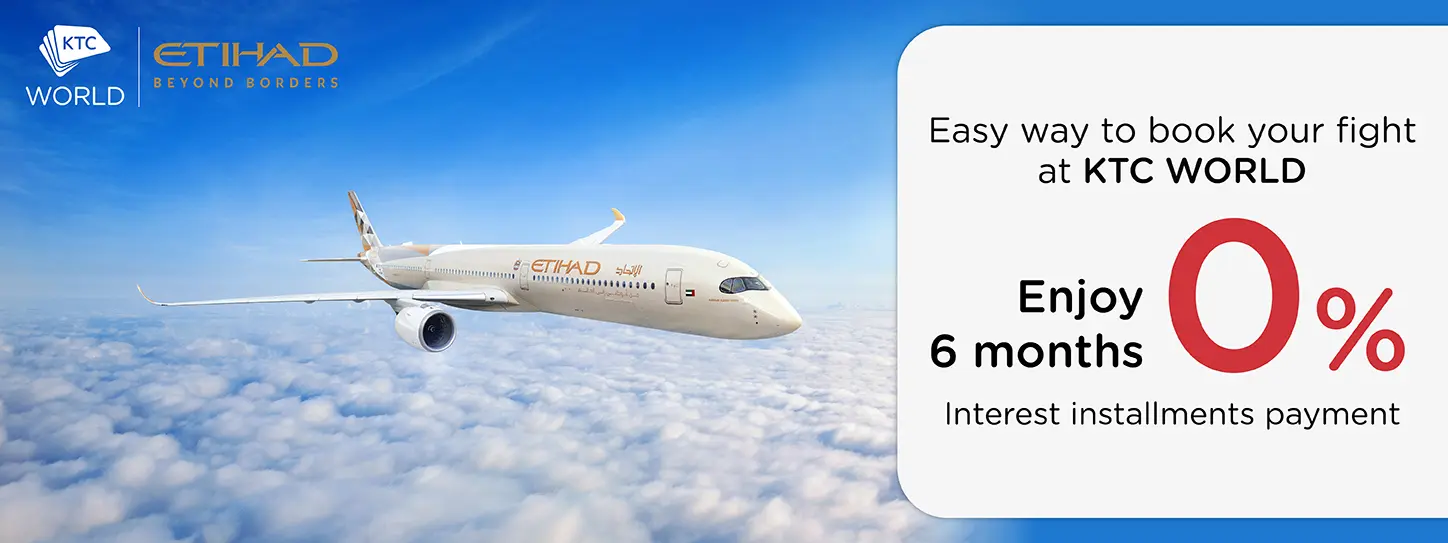 โปรโมชั่นจองตั๋วเครื่องบินราคาพิเศษ ที่สายการบิน Etihad Airways