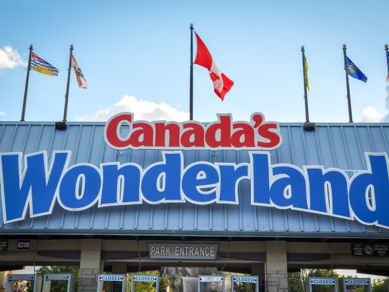 อสวนสนุกแคนาดาวันเดอร์แลนด์ ( Canada Wonderland )