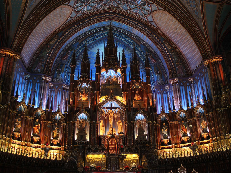 วิหารนอร์ธเทอดาม Notre Dame Basilica of Montreal