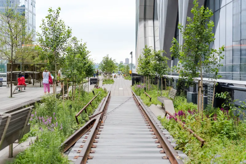 The High Line สวนสาธารณะของมหานครนิวยอร์ก