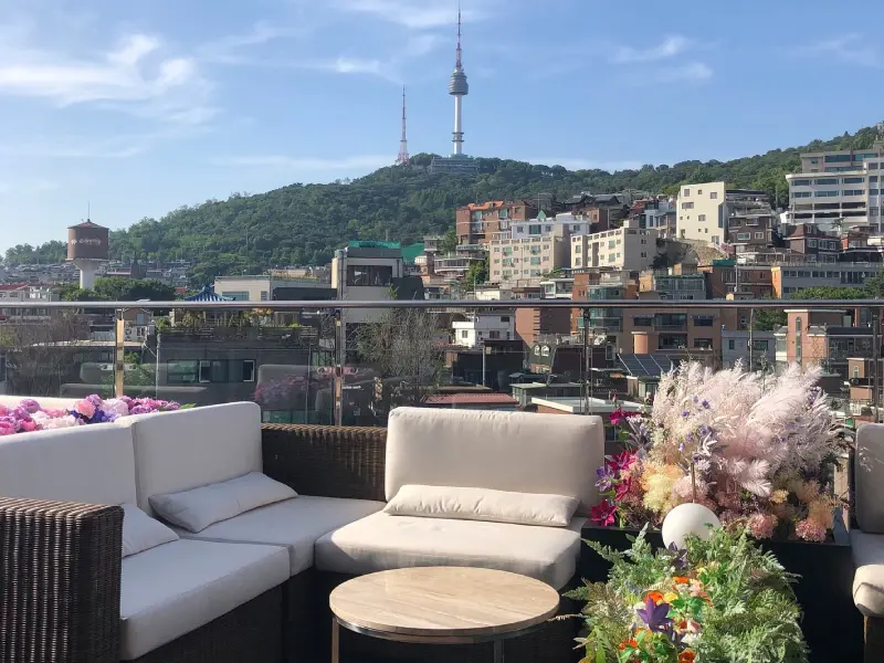 The Finest คาเฟ่เกาหลี บาร์เกาหลี rooftop