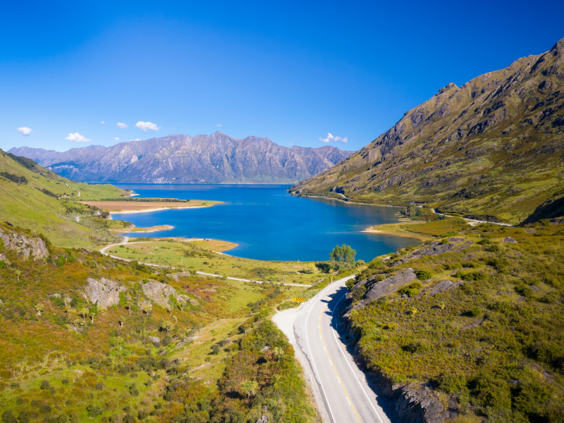 Lake Hawea Lookout เมือง Wanaka - New Zealand