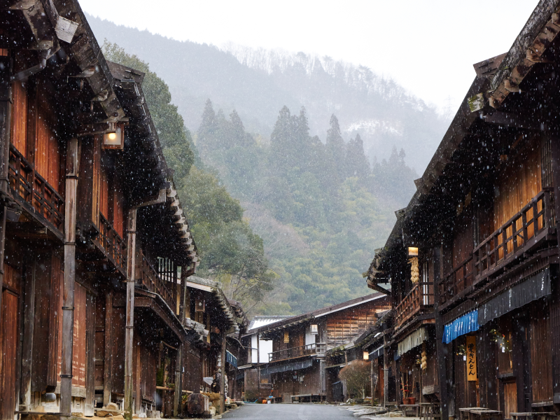 Nakasendo Highway เมือง Tsumago-juku - Japan