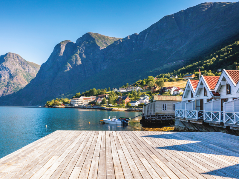 Aurlandsvangen จุดเช็คอินเที่ยวฟลอม