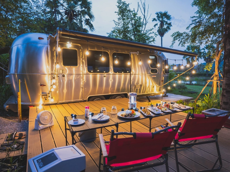 ที่พักรถบ้านAirstream Campsite Pranburi ปราณบุรี ประจวบคีรีขันธ์