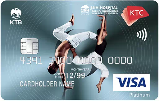 บัตรเครดิต KTC - BNH HOSPITAL VISA PLATINUM