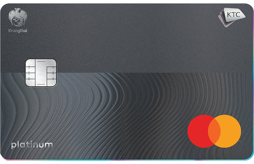 รูปบัตรเครดิต KTC PLATINUM MASTERCARD