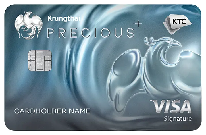 KTC - KRUNGTHAI <br class="lg:tw-block md:tw-hidden tw-block">PRECIOUS<sup>+</sup>