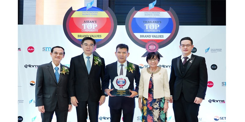 Thailand’s Top Corporate Brand Value 2018