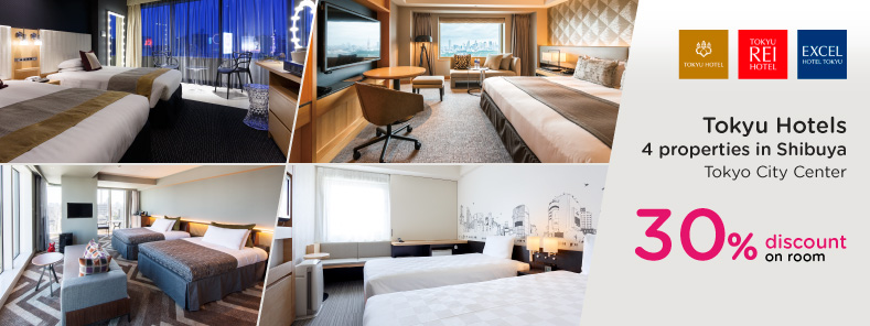 Tokyu Hotels 4 Properties In Shibuya Tokyo