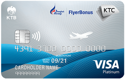 บัตร KTC - Bangkok Airways Visa Platinum