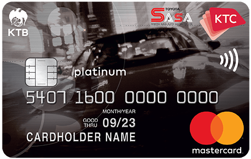Ktc Credit Card Toyota Sasa Platinum Mastercard Toyota Lovers