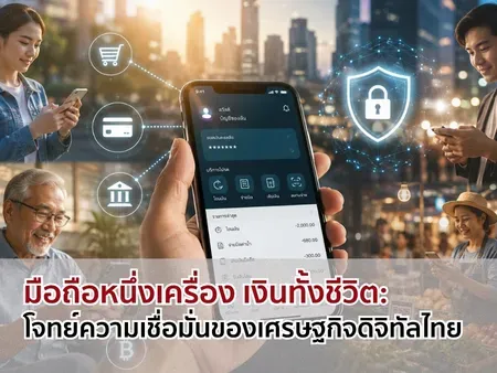 มือถือหนึ่งเครื่อง เงินทั้งชีวิต: โจทย์ความเชื่อมั่นของเศรษฐกิจดิจิทัลไทย