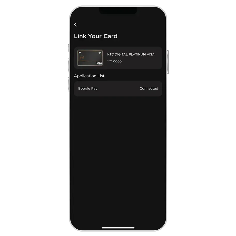 Link Your Card successful