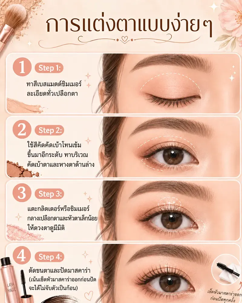 วิธีแต่งตา