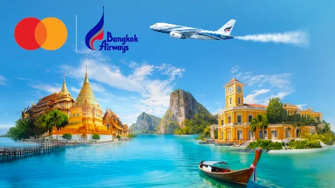 โปรโมชั่น รับสิทธิ์บินฟรี Bangkok Airways ในประเทศ กับบัตรเครดิต KTC MASTERCARD
