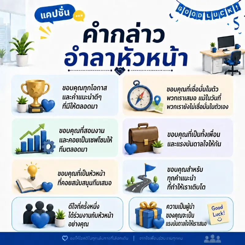 คำกล่าวอำลาหัวหน้า