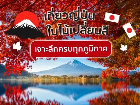 เที่ยวญี่ปุ่นใบไม้เปลี่ยนสี เจาะลึกครบทุกภูมิภาค เที่ยวญี่ปุ่นใบไม้เปลี่ยนสี เจาะลึกครบทุกภูมิภาค