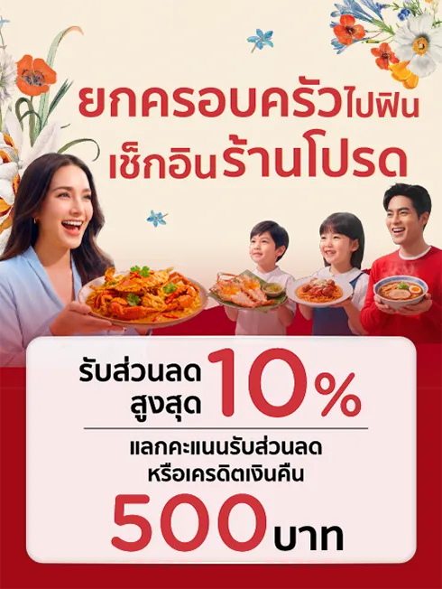 รวมโปรโมชั่นร้านอาหารวันแม่