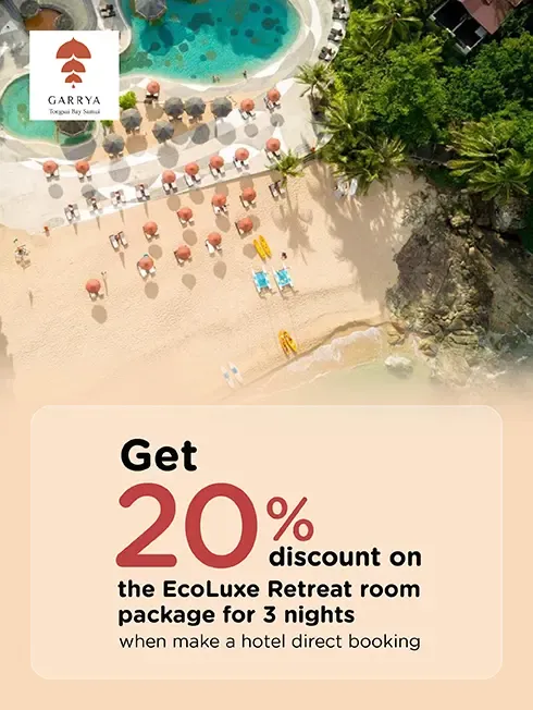 โปรโมชั่นที่ Garrya Tongsai Bay Samui กับบัตรเครดิต KTC โปรโมชั่นที่ Garrya Tongsai Bay Samui กับบัตรเครดิต KTC