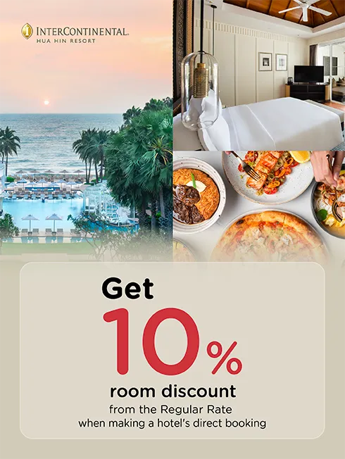 โปรโมชั่นที่ InterContinental Hua Hin Resort กับบัตรเครดิต KTC โปรโมชั่นที่ InterContinental Hua Hin Resort กับบัตรเครดิต KTC