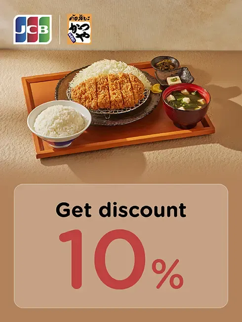 Promotion for KTC JCB credit card at Katsuya Promotion for KTC JCB credit card at Katsuya