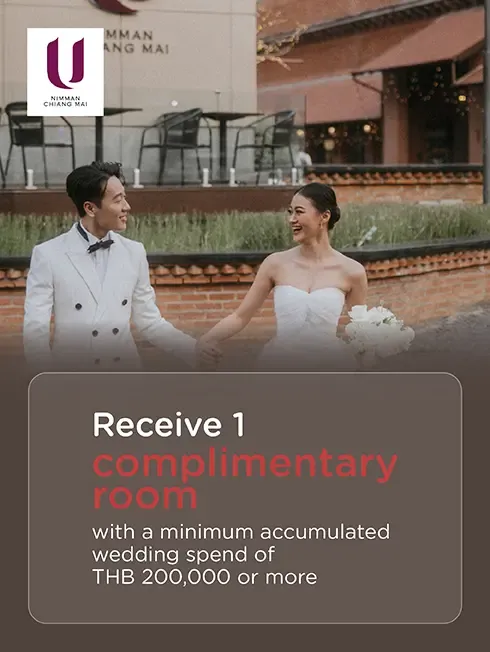 โปรโมชั่นแต่งงาน Wedding Wonders โรงแรม U Nimman Chiang Mai กับบัตรเครดิต KTC โปรโมชั่นแต่งงาน Wedding Wonders โรงแรม U Nimman Chiang Mai กับบัตรเครดิต KTC